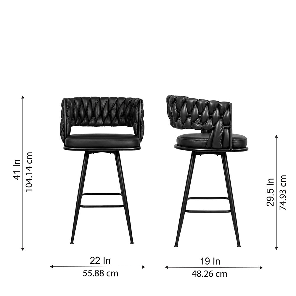 Doe Buck Presley Barstool|Black