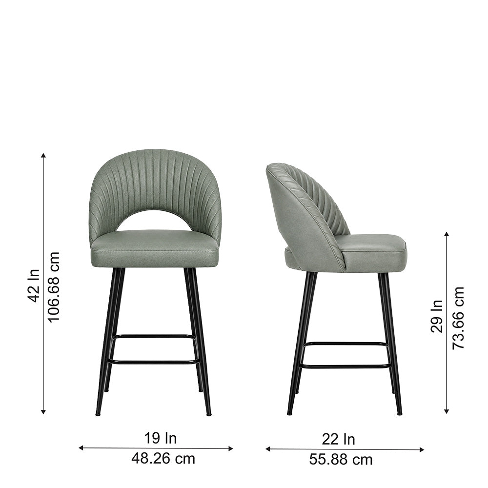 Doe Buck Elmore Bar Stool|Sage
