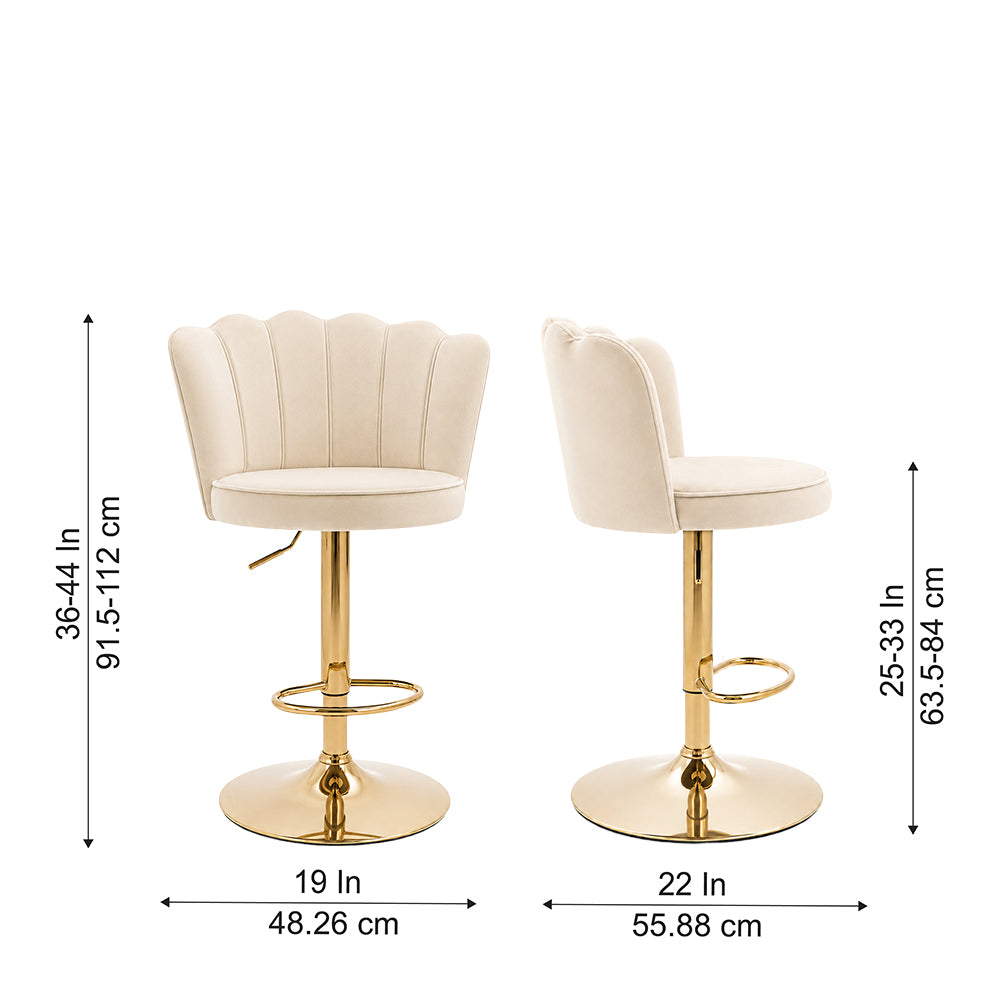 Doe Buck Avidan Bar Stool|Beige