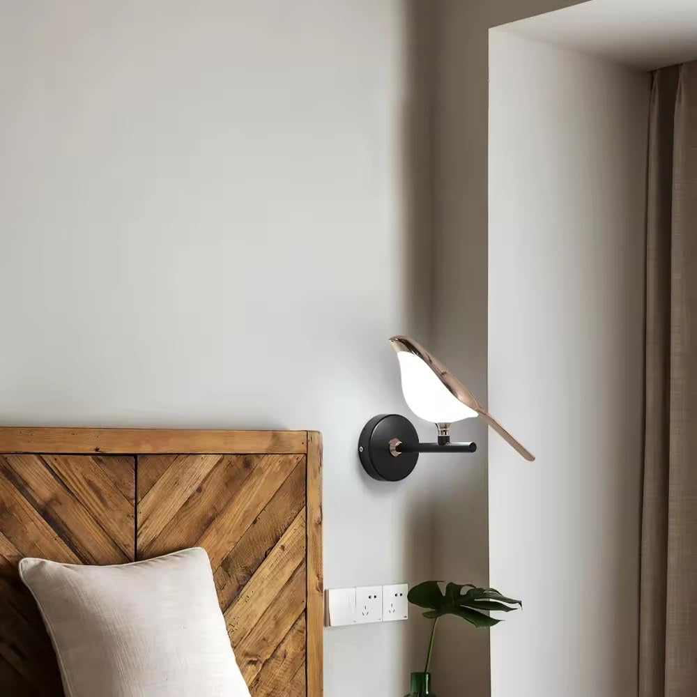 Sculptural Bird Accent Wall Sconce