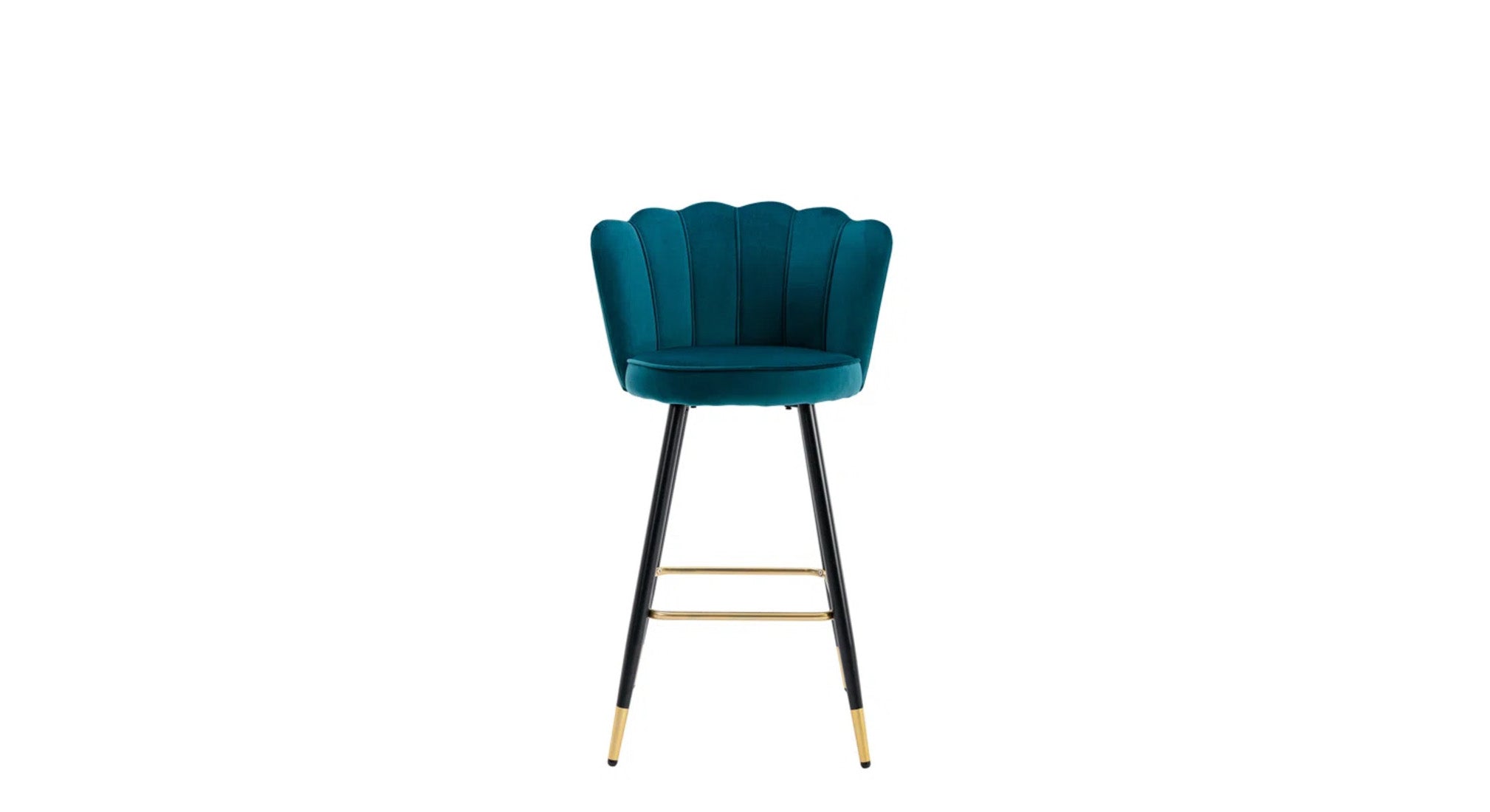 Flower Counter Stool - Teal