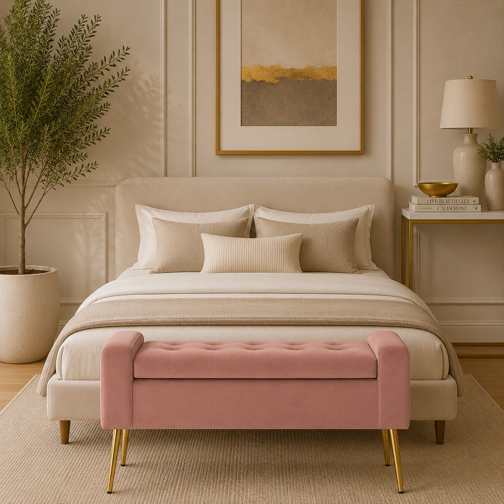 Doe Buck victoria bench|Pink