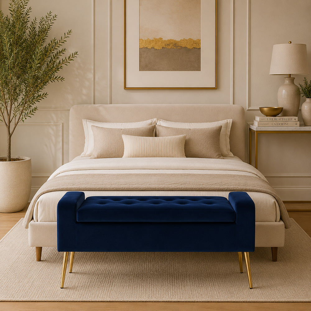 Doe Buck victoria bench|Blue