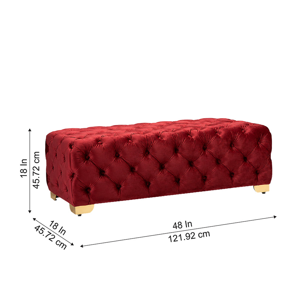 Doe Buck velora bench|Red