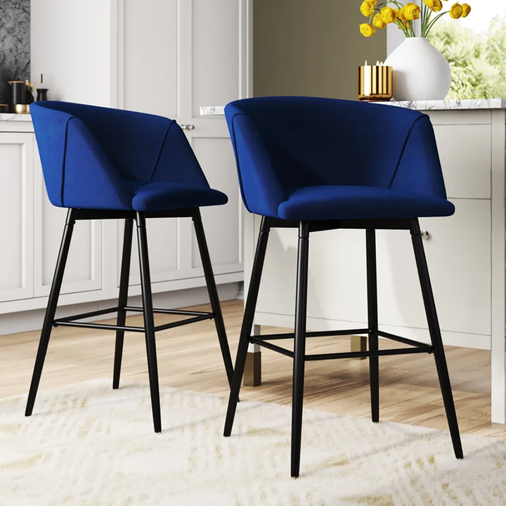 Clea Counter Stool - Blue