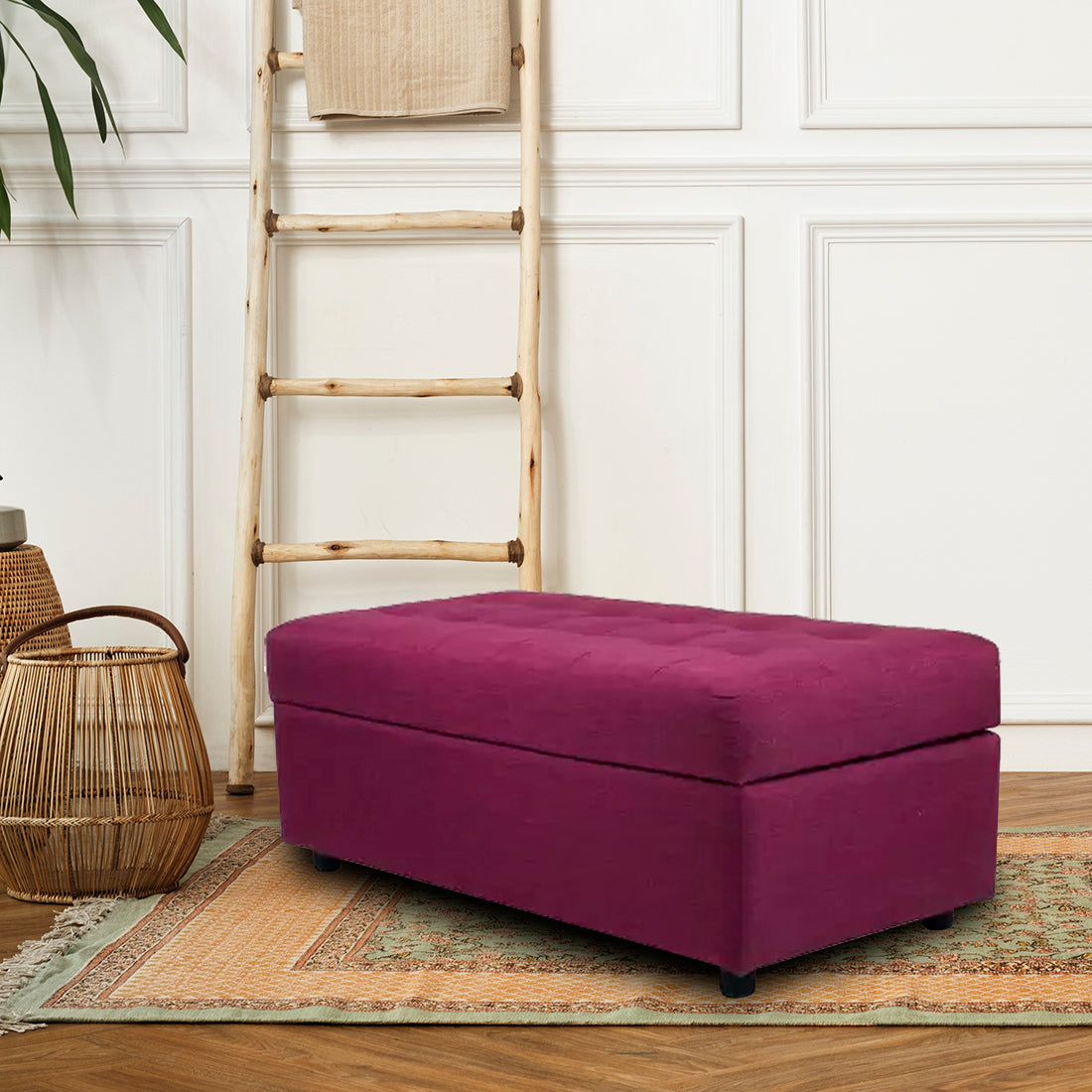 Revell Ottoman In Purple