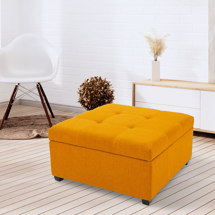 Falan Ottoman In Musturd
