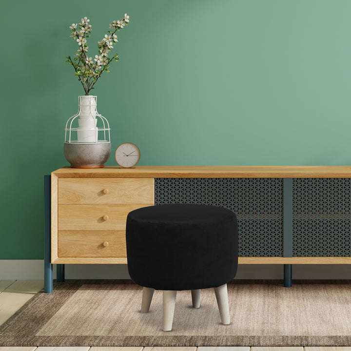 Parker Ottoman In Black