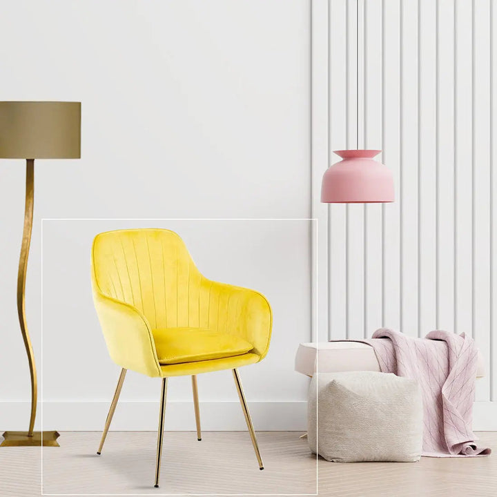 Skye Modern Accent Chair – Yellow