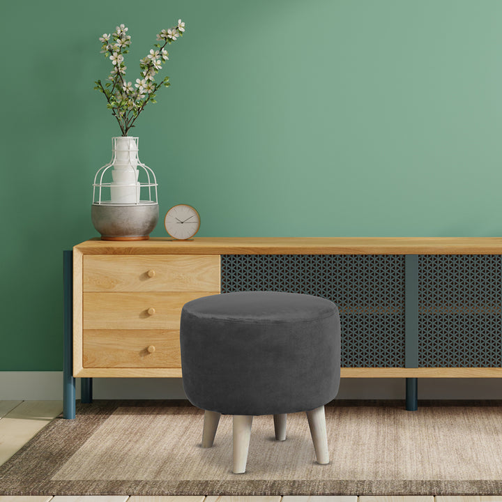 Parker Ottoman In Grey