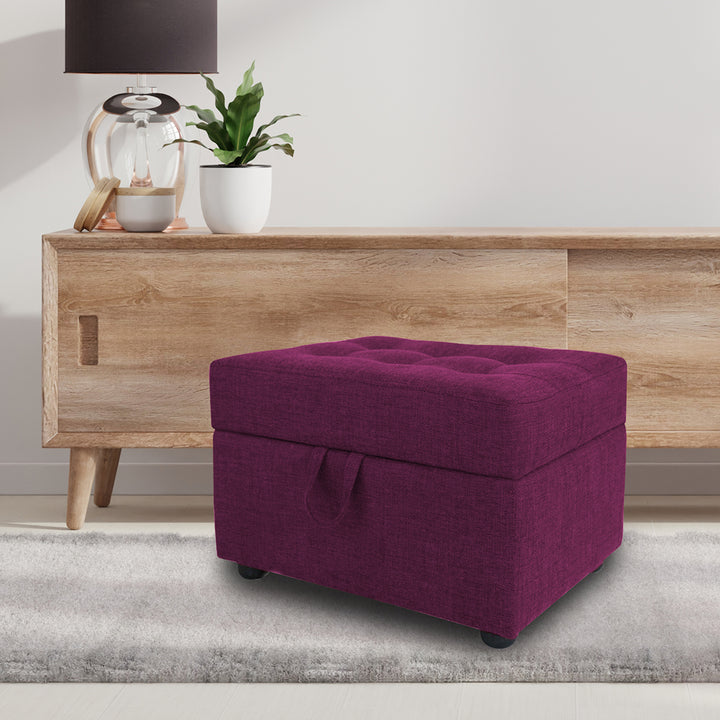 Maisy Ottoman In Purple