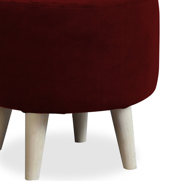 Parker Ottoman In Mehroon