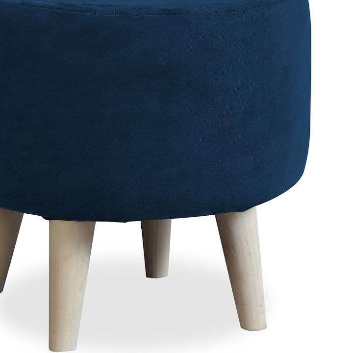 Parker Ottoman In Blue