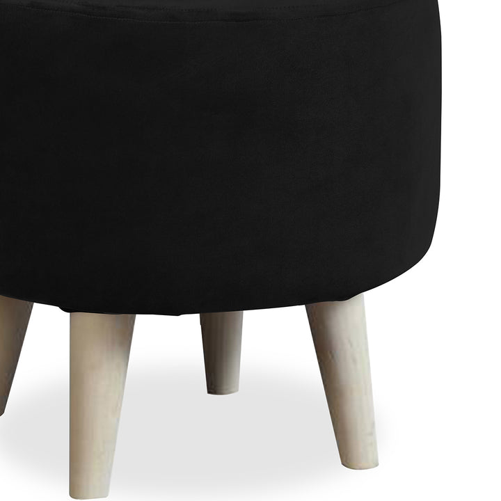 Parker Ottoman In Black