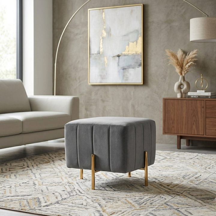Doe Buck Adirondack Ottoman|Grey