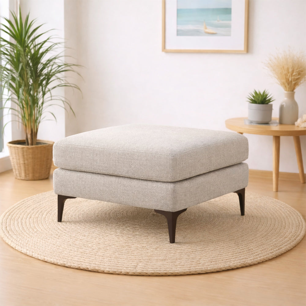 DOE BUCK Minimal Minimal Ottoman Bench|Light Grey