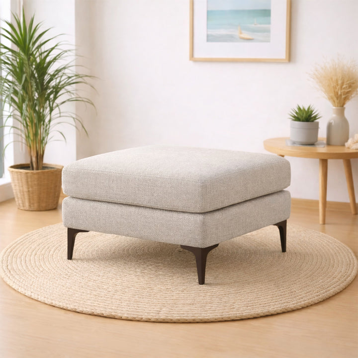 DOE BUCK Minimal Minimal Ottoman Bench|Light Grey