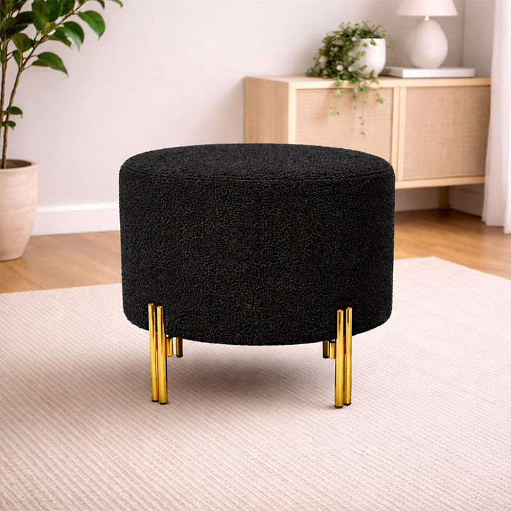 Doe Buck Premium Ottoman|Black