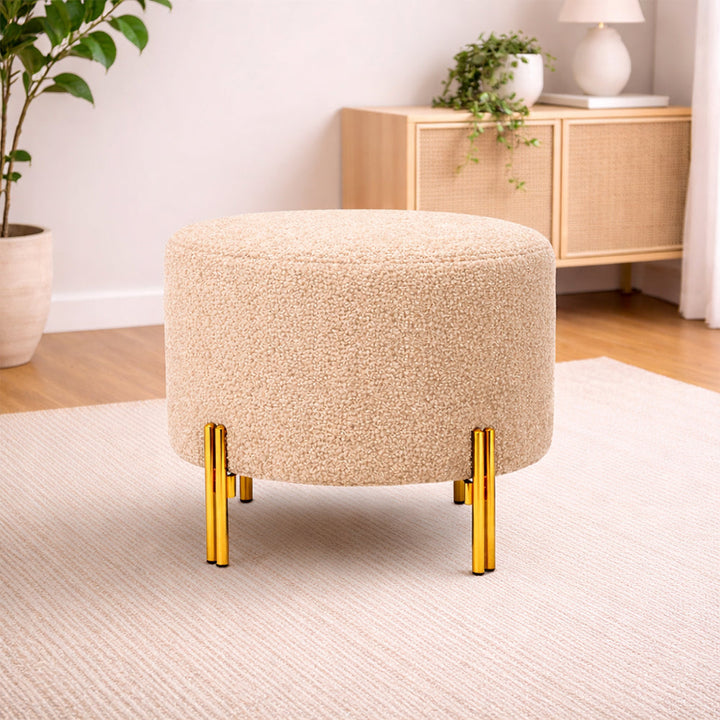 Doe Buck Premium Ottoman|Light Brown