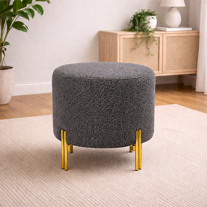 Doe Buck Premium Ottoman|Grey