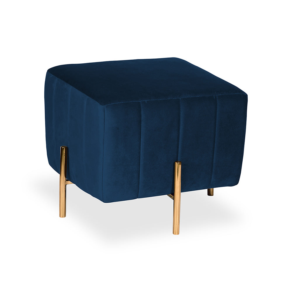Adirondack Ottoman With Gold Leg