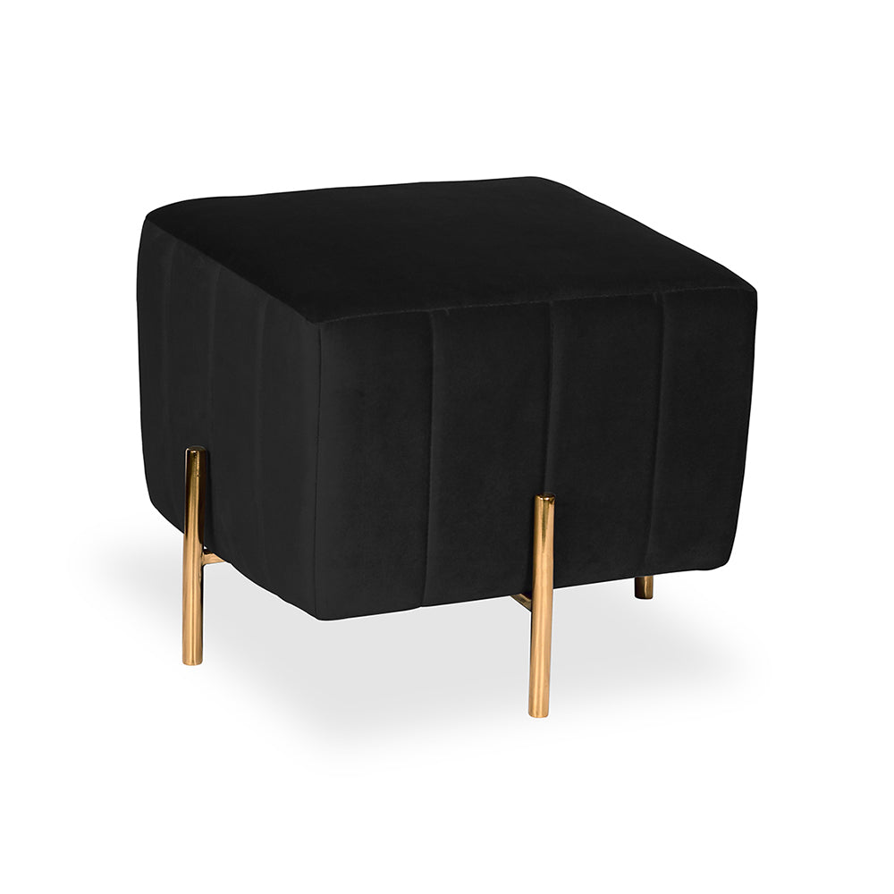 Adirondack Ottoman With Gold Leg