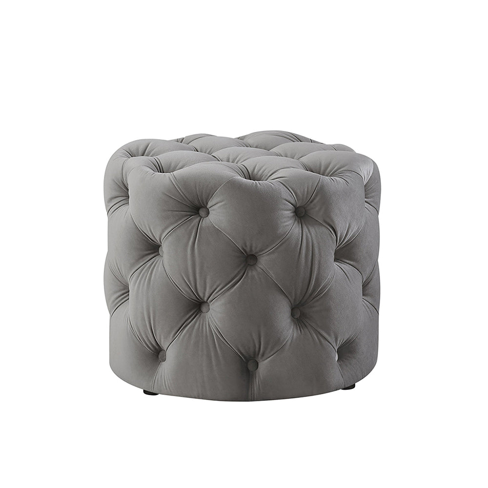 Doe Buck Briana Ottoman|Grey