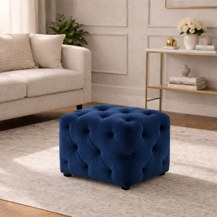 Doe Buck Colchester Ottoman|Blue