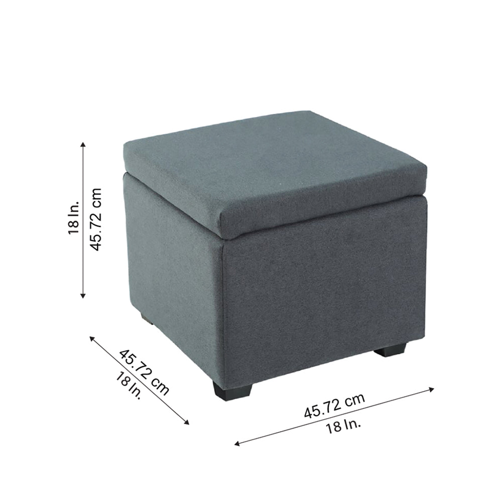 Hutcheson Storage Cube Ottoman