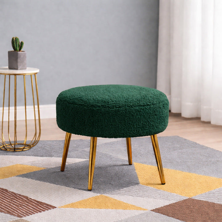 Doe Buck Luna Ottoman|Green