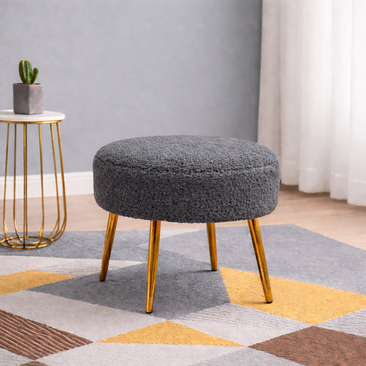 Doe Buck Luna Ottoman|Grey