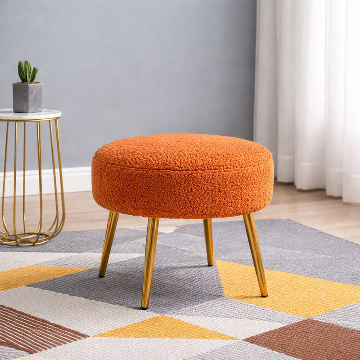 Doe Buck Luna Ottoman|Orange