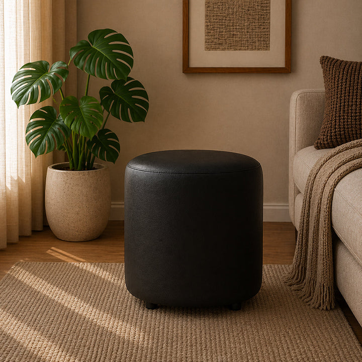 Doe Buck Mary Ottoman|Black