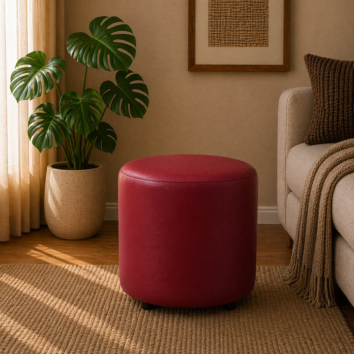 Doe Buck Mary Ottoman|Pink