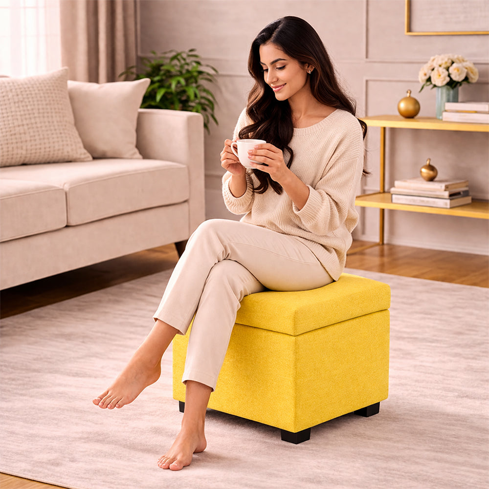 Hutcheson Storage Cube Ottoman