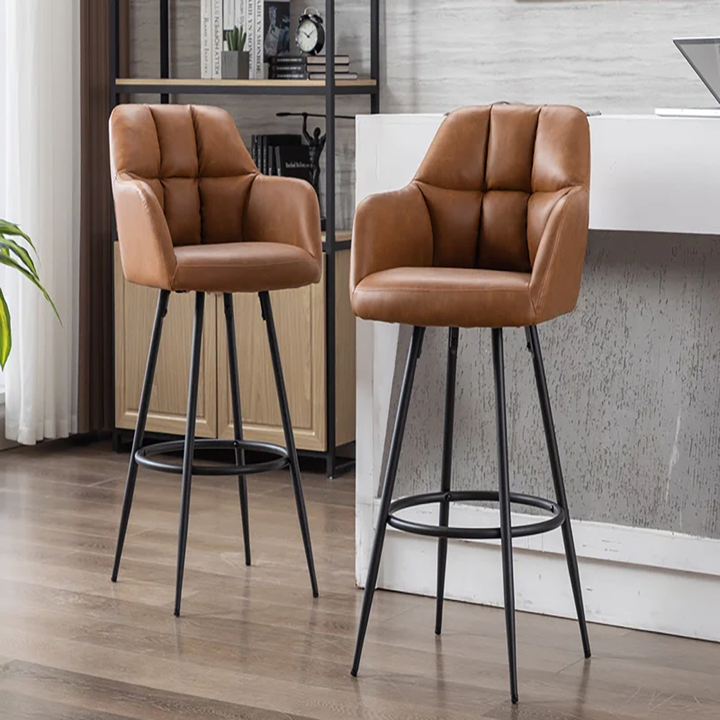Cayden Bar Stool - Brown