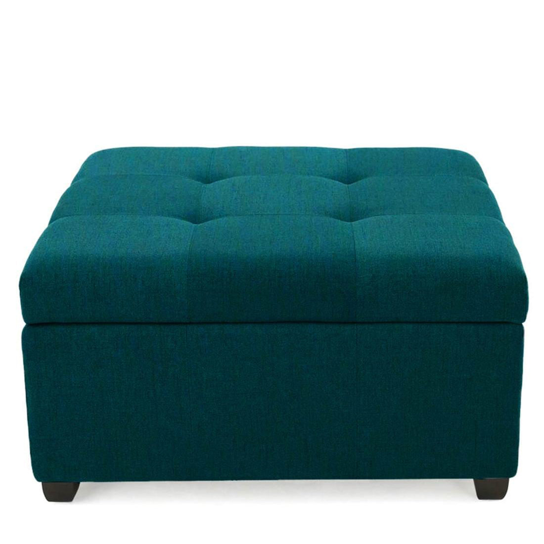 Falan Ottoman In Teal