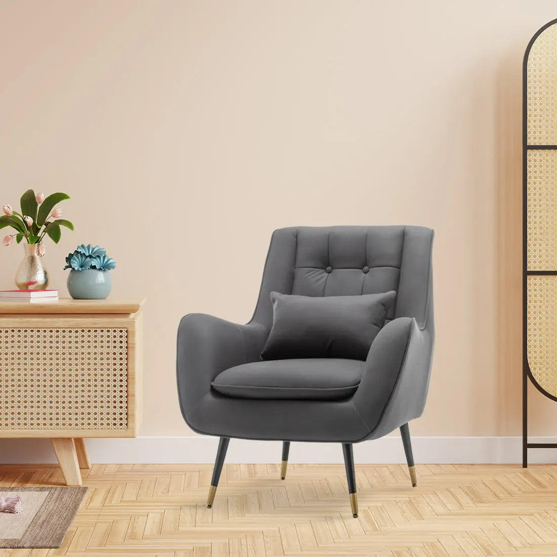 Dowdle Accent Lounge Chair – Grey