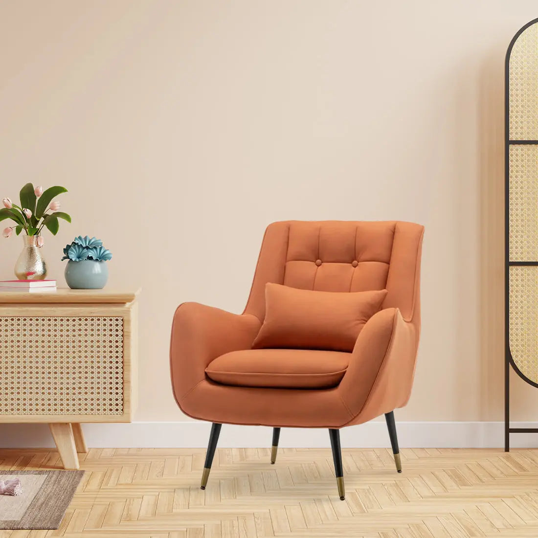 Dowdle Accent Lounge Chair – Orange