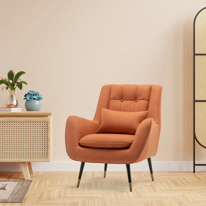 Dowdle Accent Lounge Chair – Orange