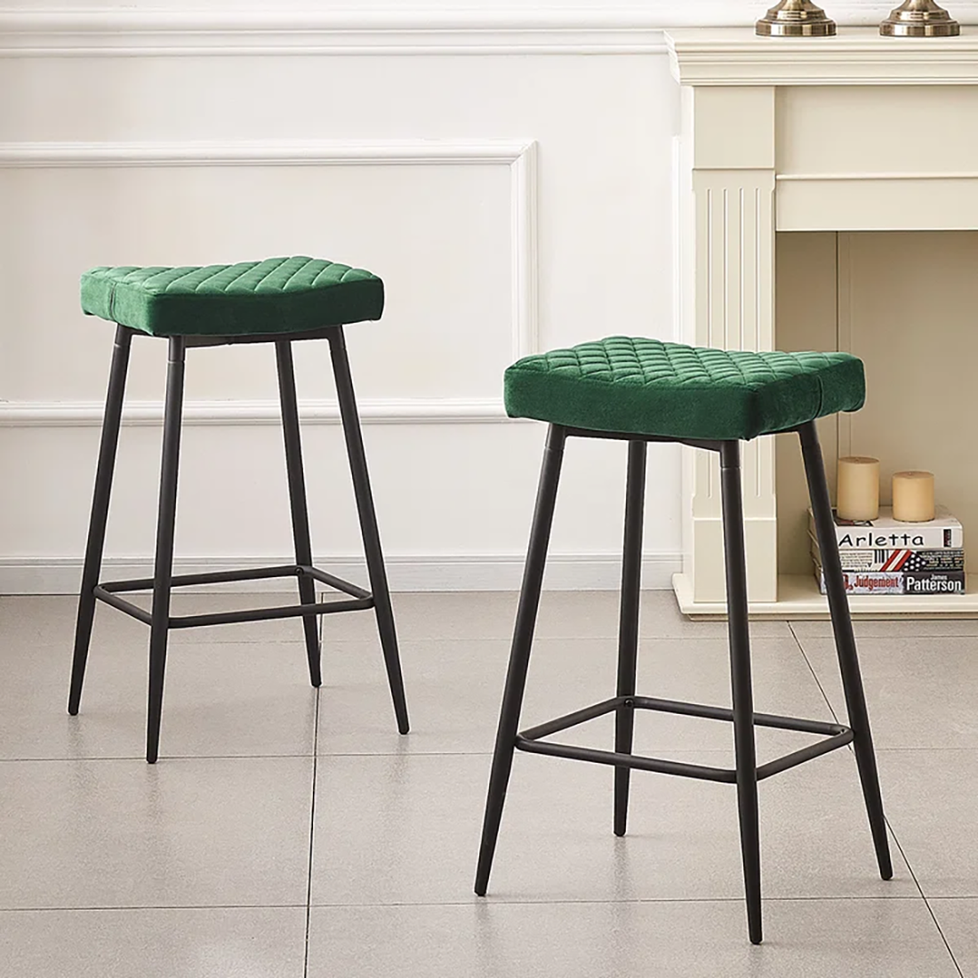 Gemm Bar Stool - Green