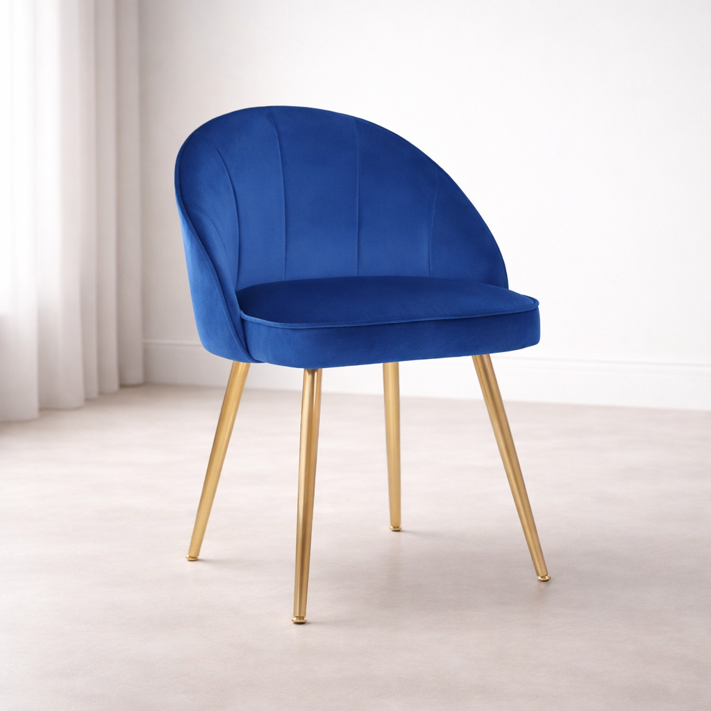 Hindmen Minimal Side Chair – Blue