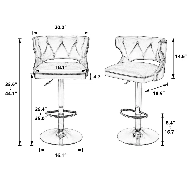 Verona Bar Stool - Green