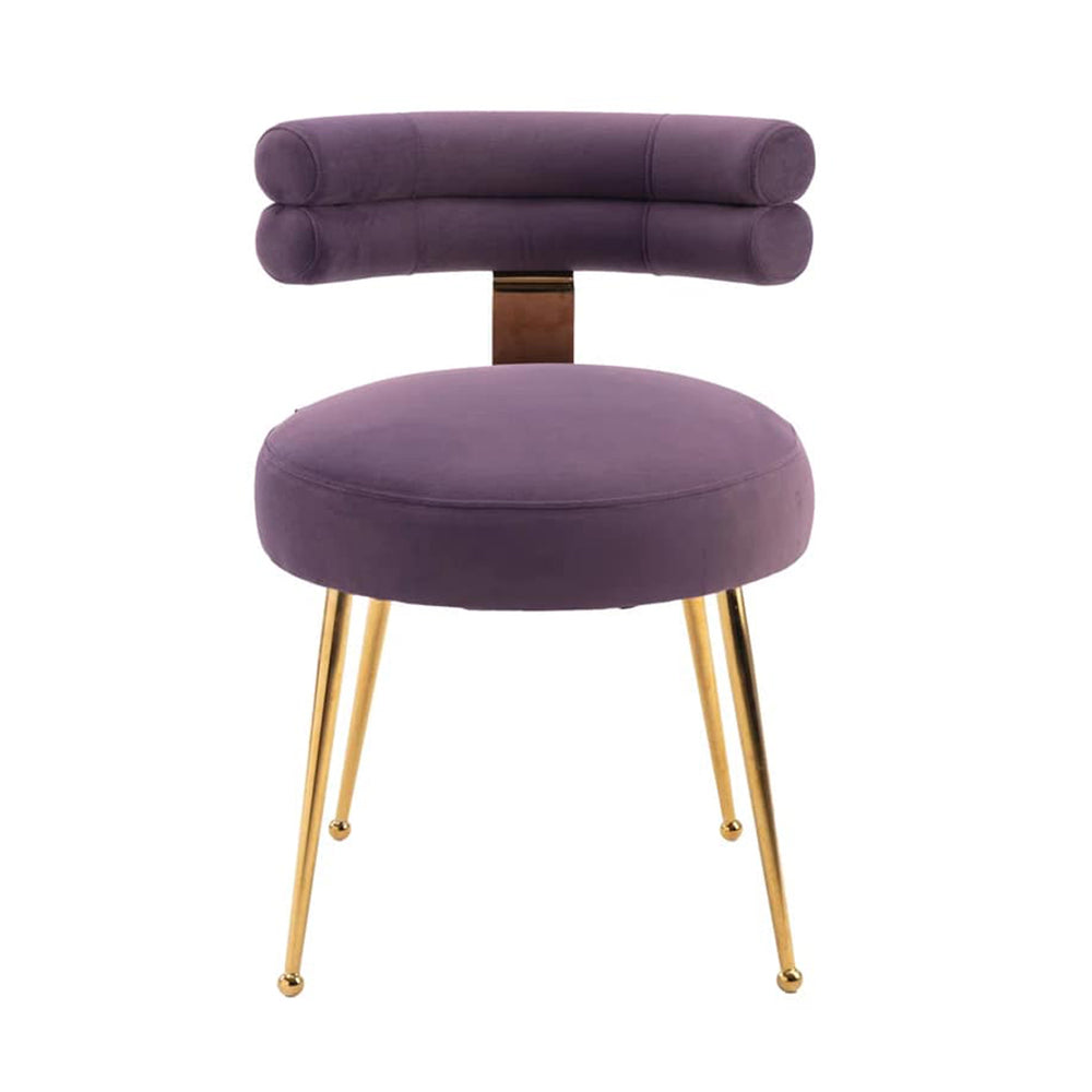 Swizzy Accent Chair Purple | Soft Cushion Accent Chair Violet Purple