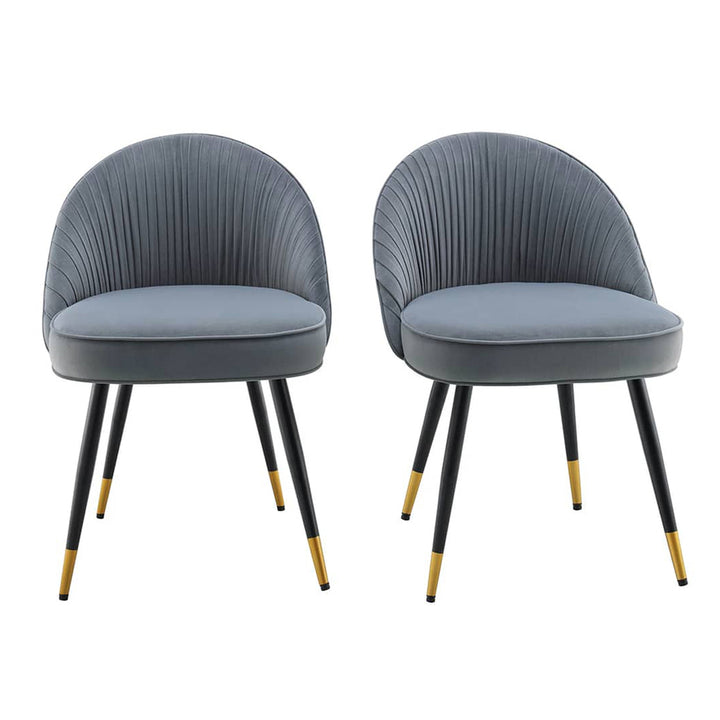 Momence Accent Chair Grey | Luxury Lounge Accent Chair Smoke Grey