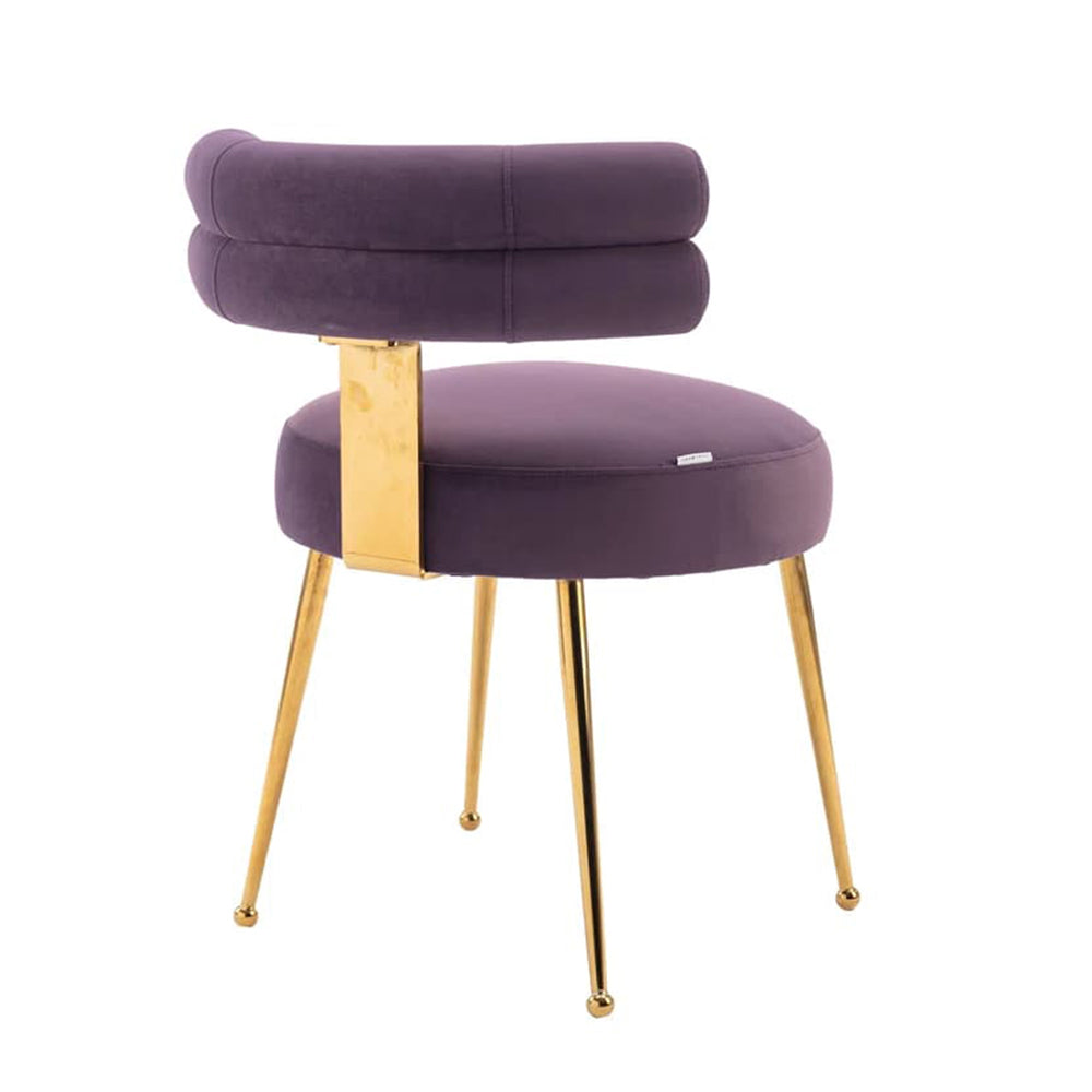Swizzy Accent Chair Purple | Soft Cushion Accent Chair Violet Purple