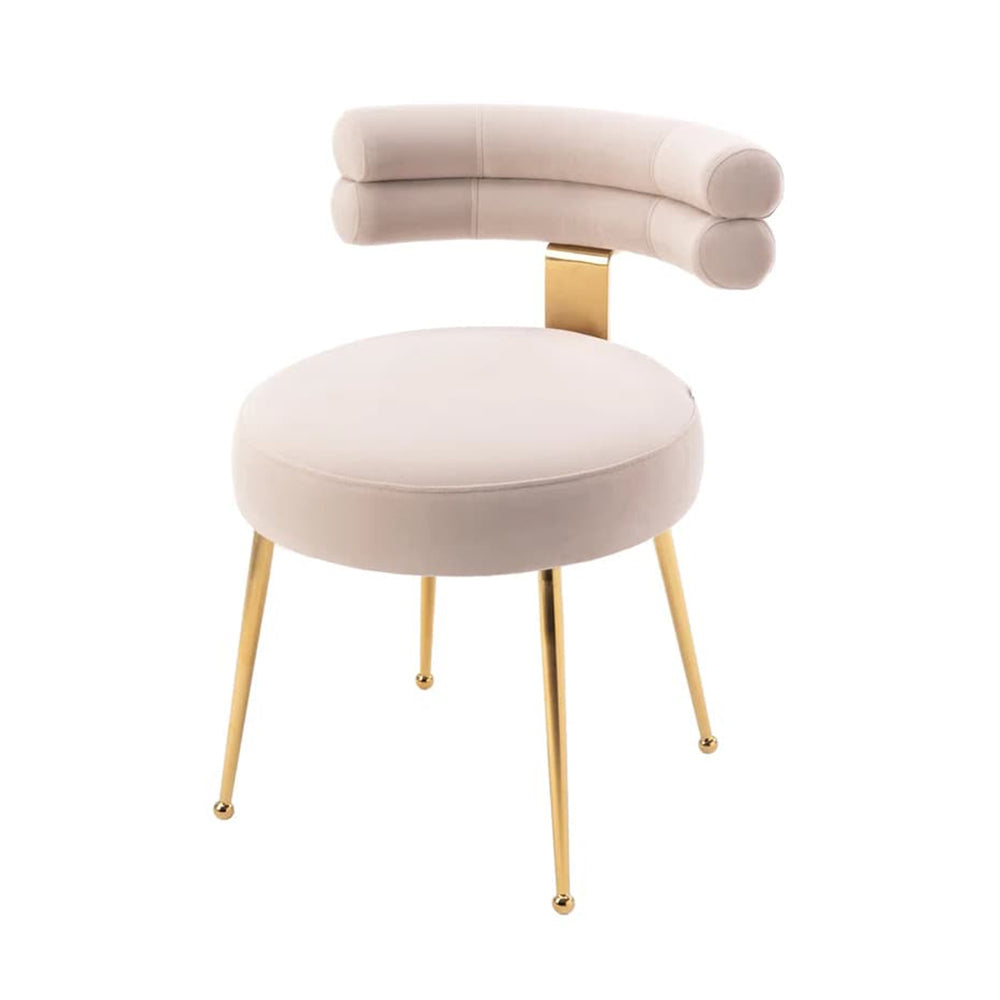 Swizzy Accent Chair Beige | Soft Cushion Accent Chair Cream Beige