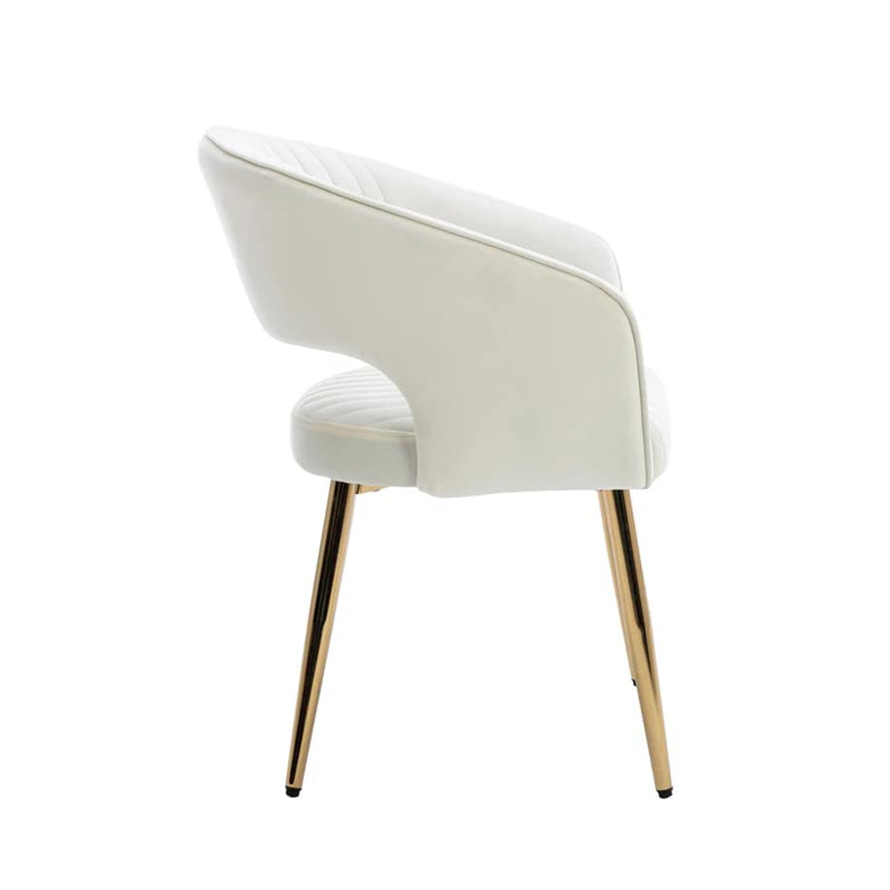 Ayatt Accent Chair Beige | Contemporary Armchair Soft Beige