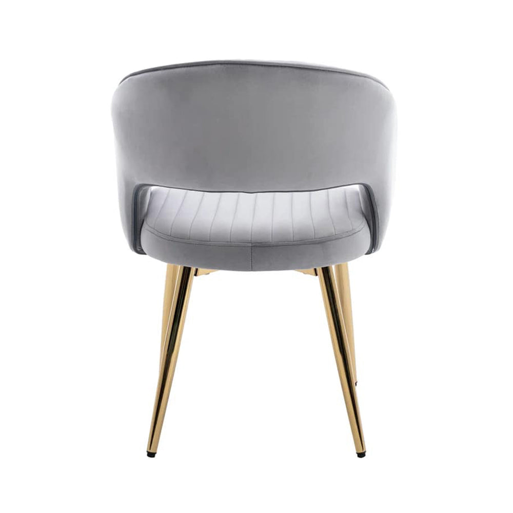 Ayatt Accent Chair Grey | Contemporary Armchair Cool Grey