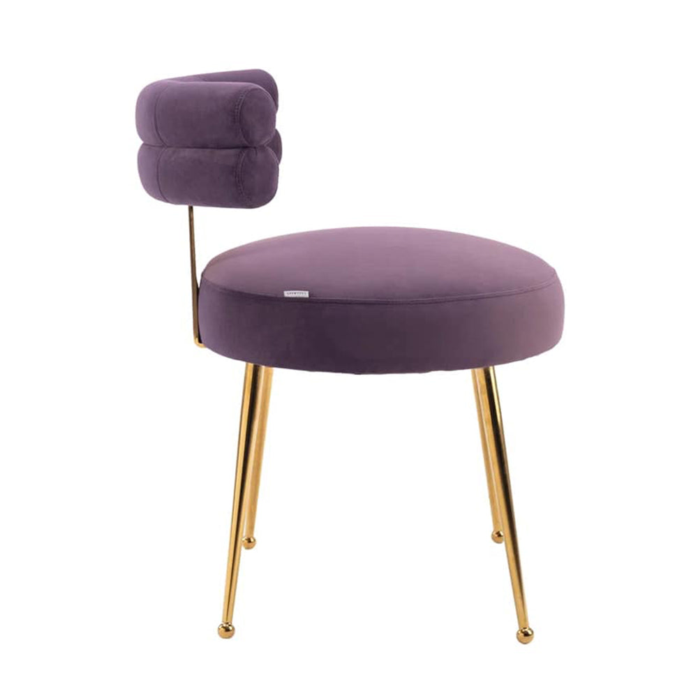 Swizzy Accent Chair Purple | Soft Cushion Accent Chair Violet Purple